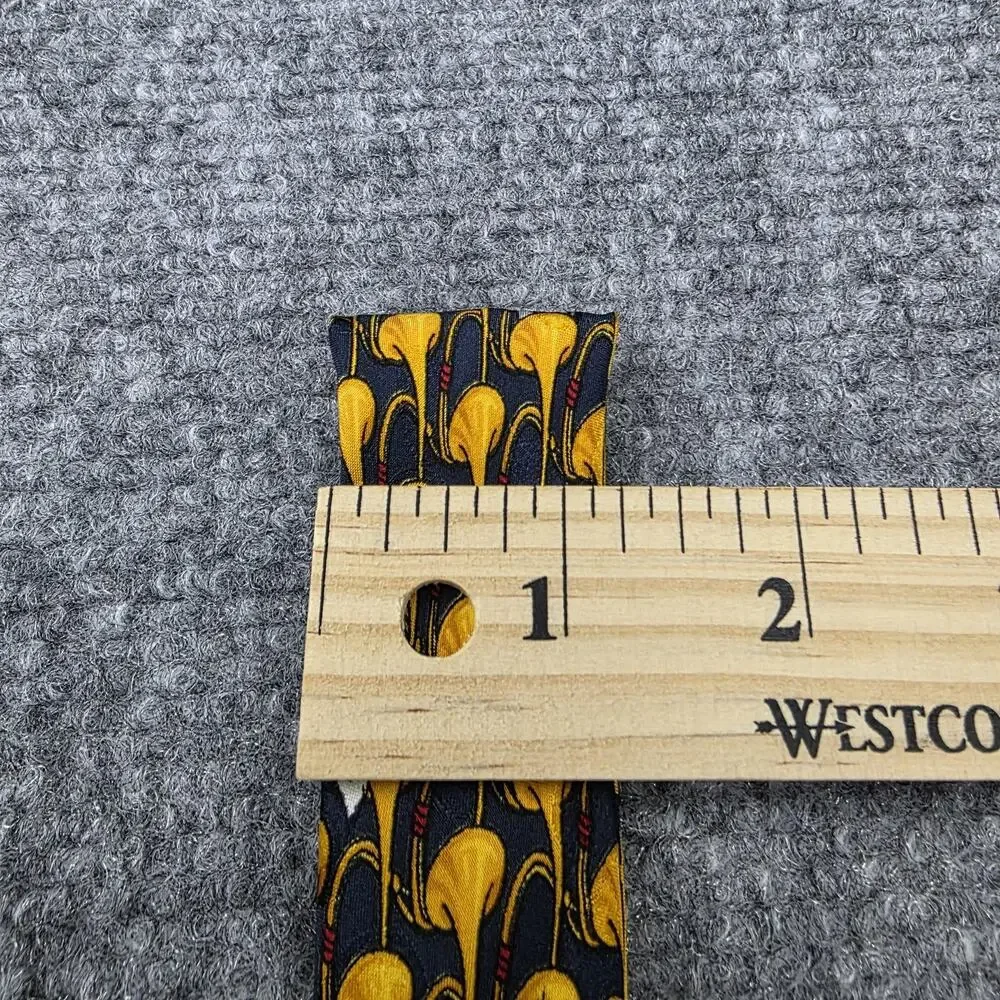 Vintage Looney Tunes Mania Tie Men Bugs Bunny Daffy Duck Silk Cartoon Novelty 90